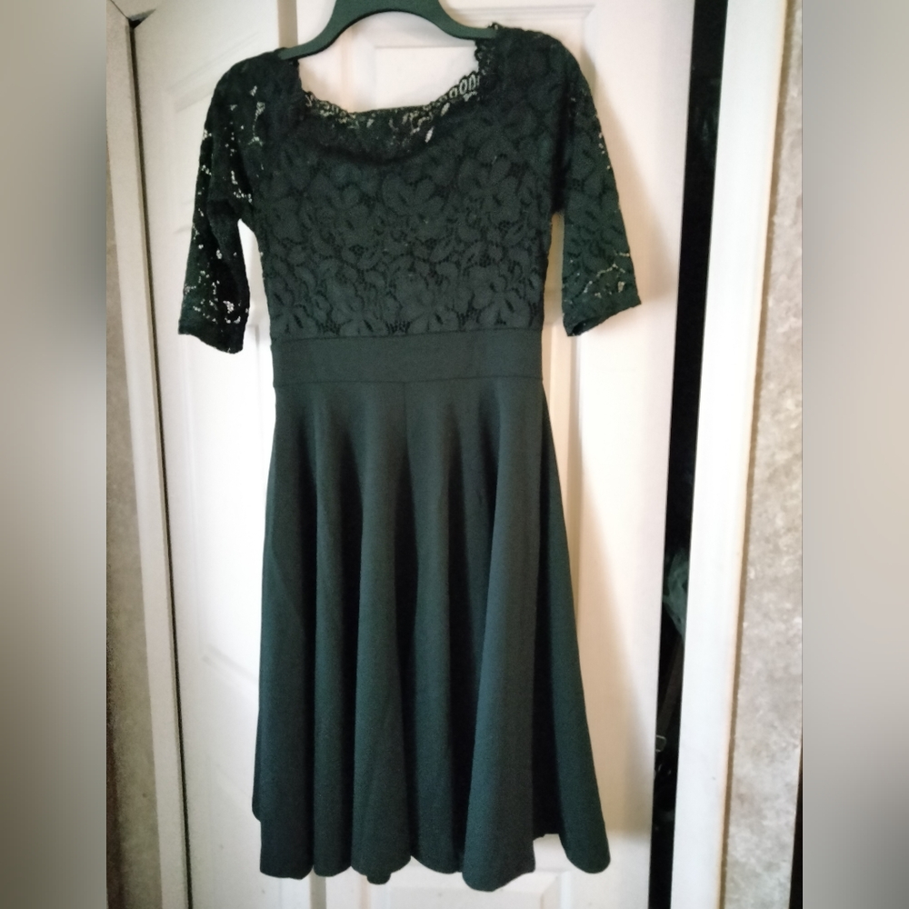 Black Sleeved Midi Dress